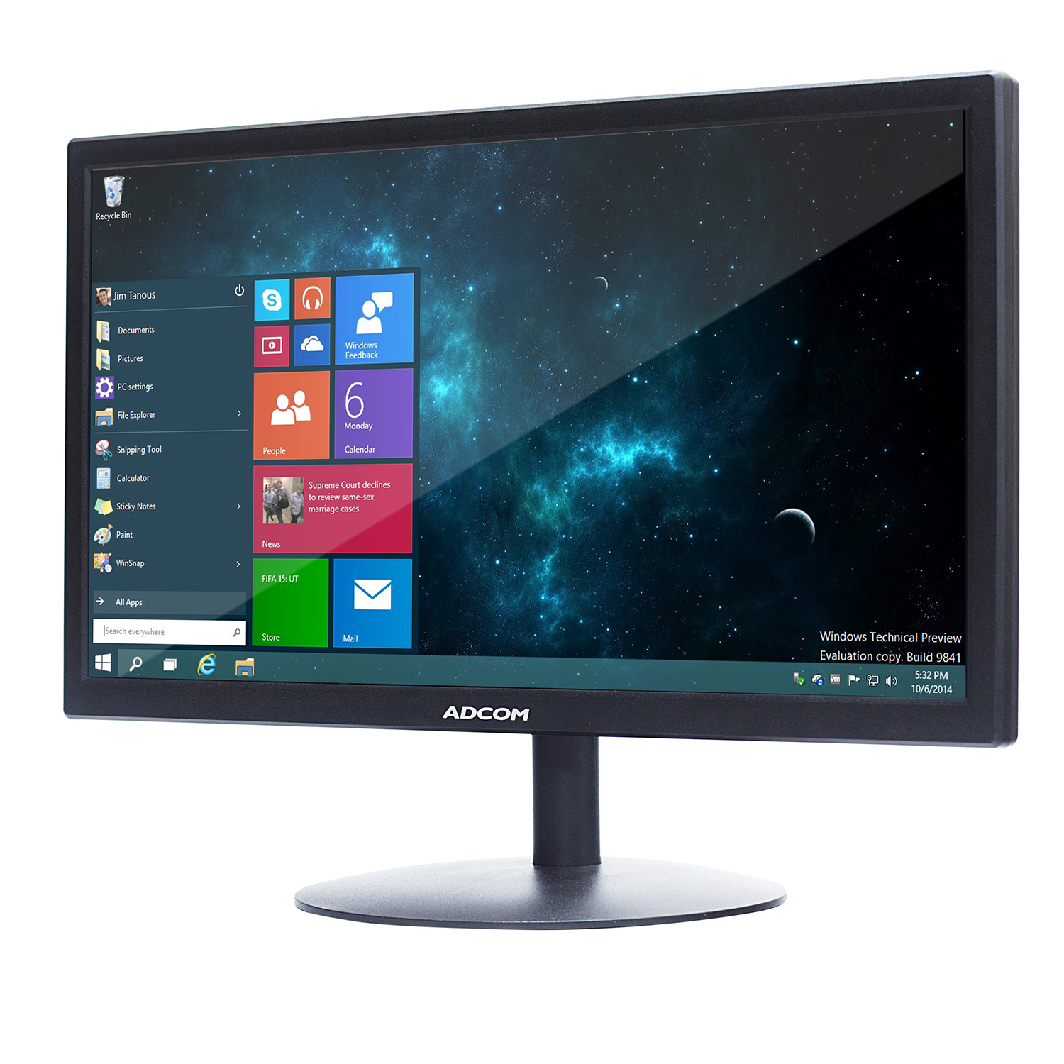 10.10 inch LED Desktop Computer Monitor with HDMI (Black) Adcom India :) 10.10 inch LED Desktop Computer Monitor with HDMI (Black) Adcom India :)
