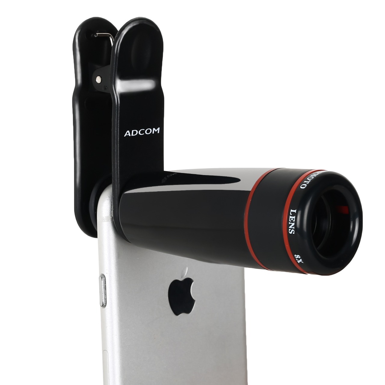 Adcom 8X Telephoto Zoom Mobile Phone Camera Lens (Black)