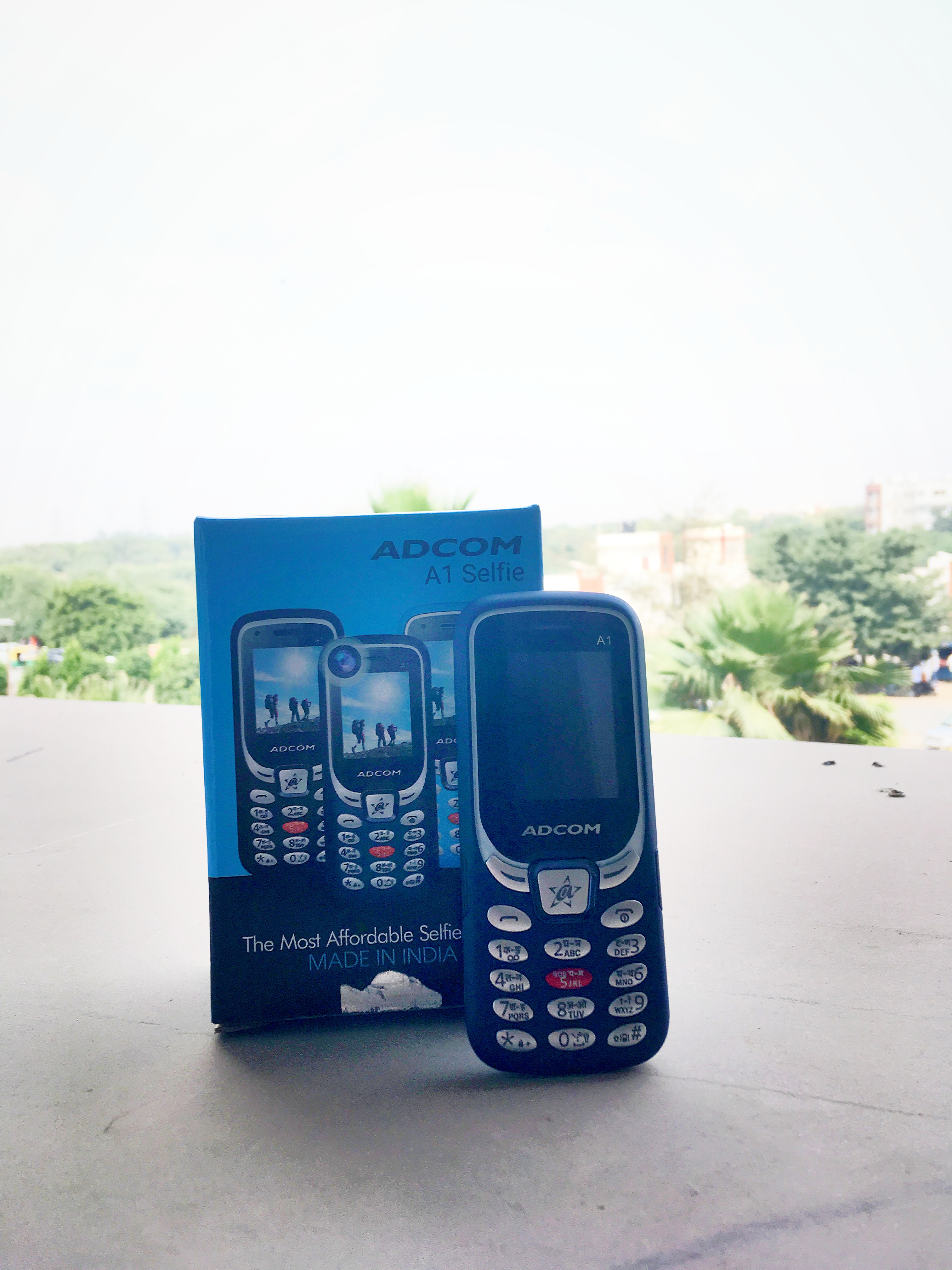 A1 Selfie Dual Sim Mobile Phone (Royale Blue) | Adcom India :)